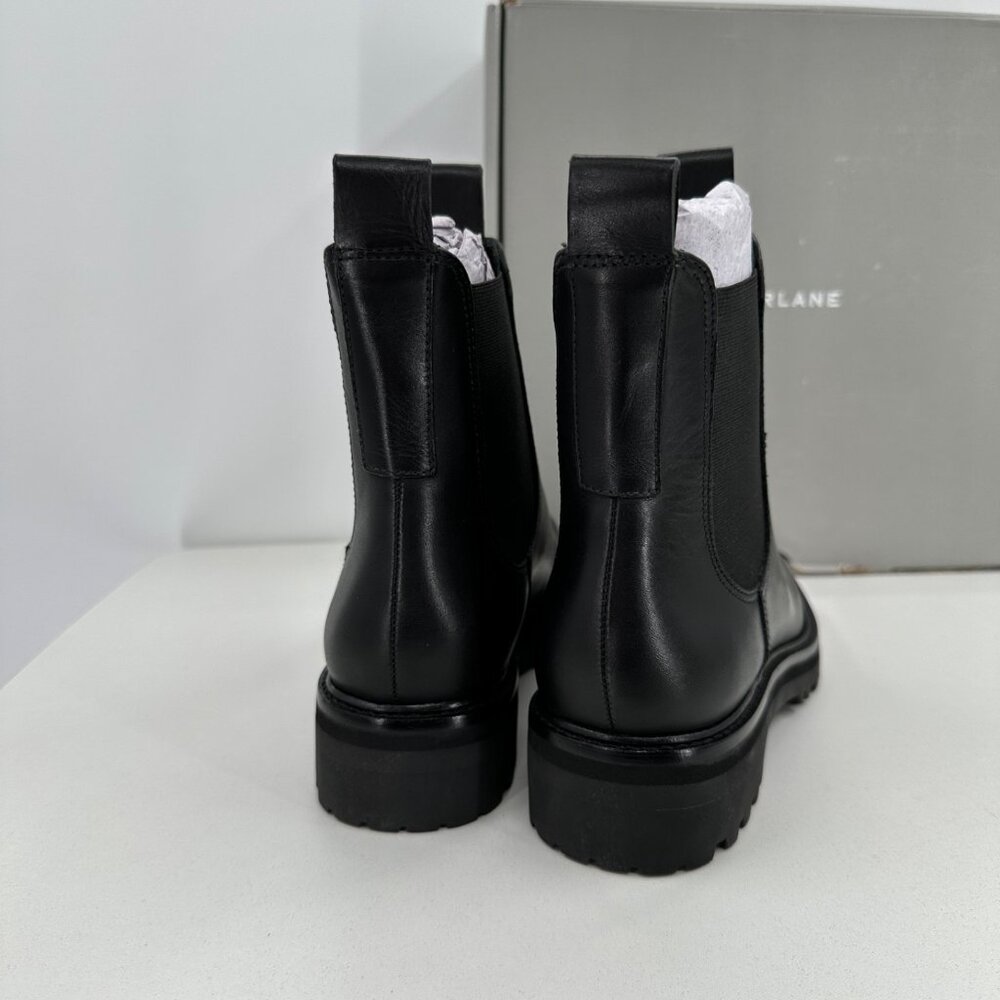 Everlane The Lug Chelsea Boot in Black sz 8.5 Women's Leather Ankle Chunky Sole - Picture 6 of 12